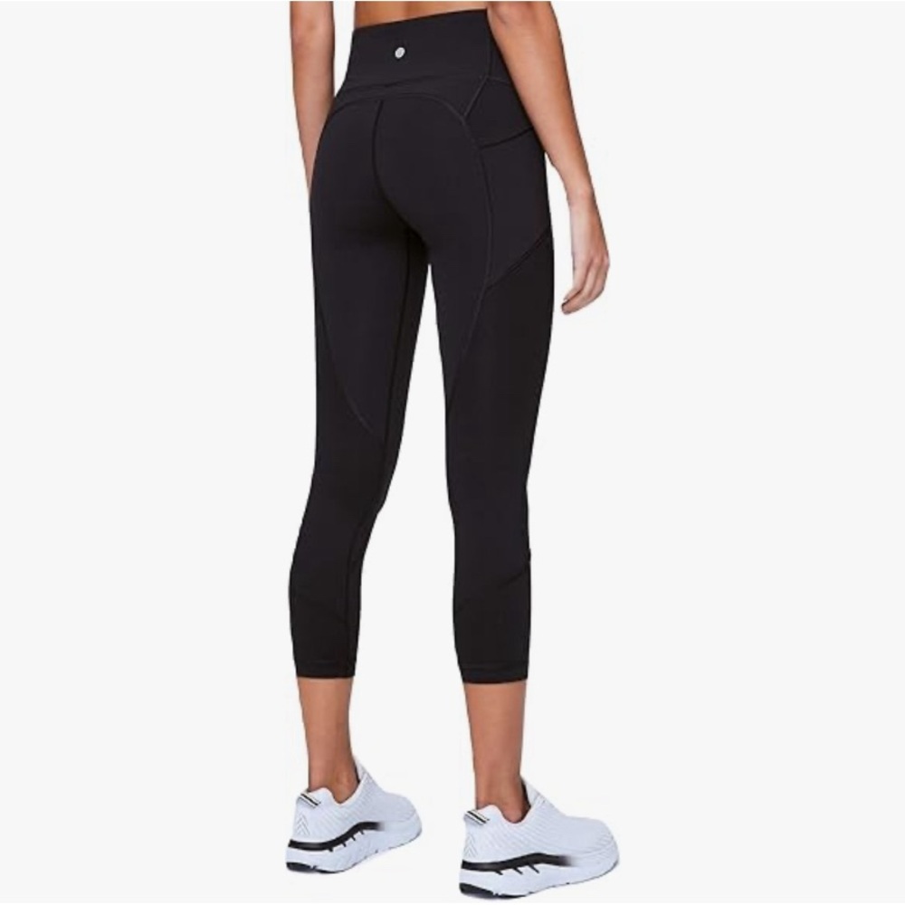 Lululemon All The Right Places 23 Black Cropped Leggings Size 8